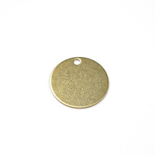 OEM Factory Custom 25mm Round Stamping Polishing Blank Brass Disc for Metal Crafts